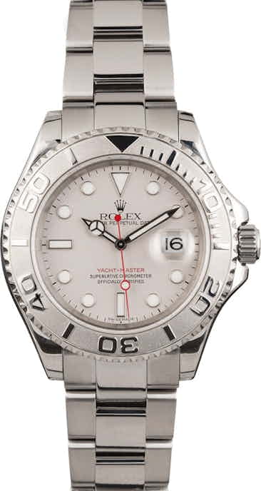 Pre Owned Rolex Yacht-Master 16622 Stainless Steel & Platinum