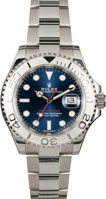 Certified Rolex Yacht-Master 116622 Blue Dial