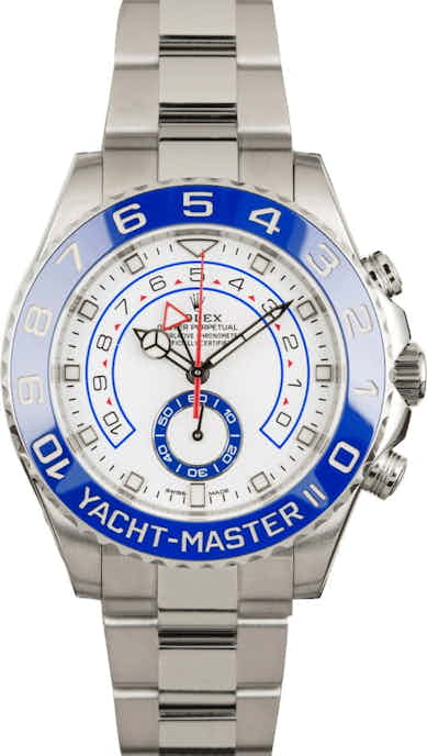 Used Rolex Yacht-Master II Ref 116680 Blue Ceramic Bezel