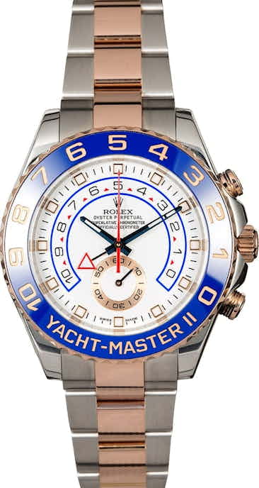 Rolex Yacht-Master 116681 Two Tone Everose Gold Oyster Band
