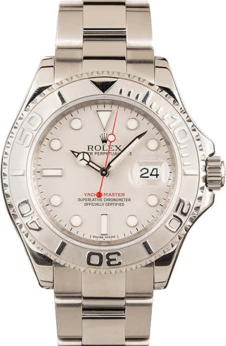 Men's Rolex 116622 Yacht-Master Silver Dial