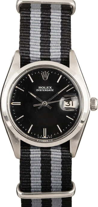 Rolex OysterDate 6694 Black Dial