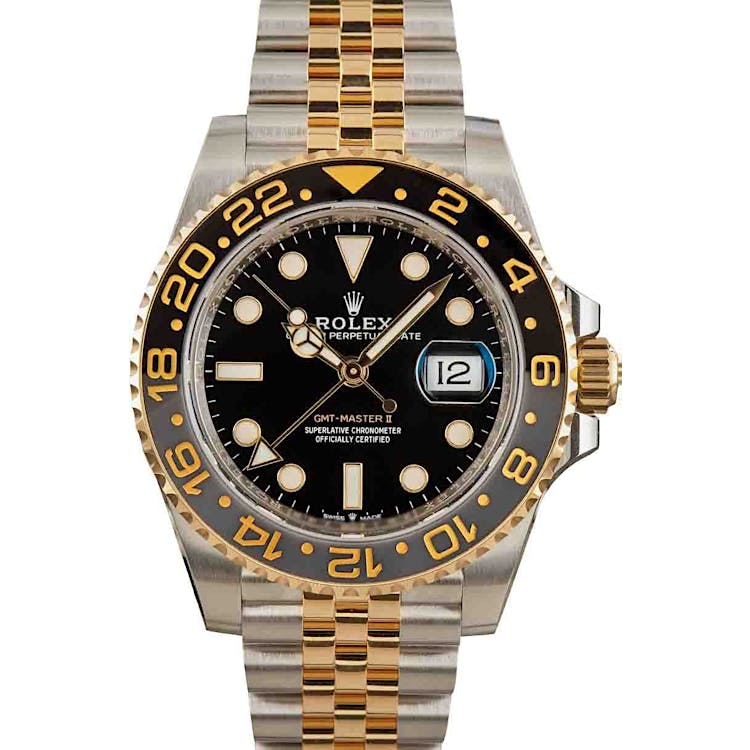 Rolex GMT-Master II Ref 126713GRNR Stainless Steel & 18k Yellow Gold