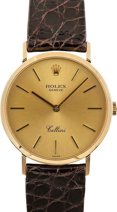 Pre-Owned Rolex Cellini 4112 Champagne Dial