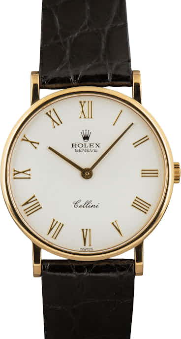 Pre-Owned Rolex Cellini 5112 Roman Dial