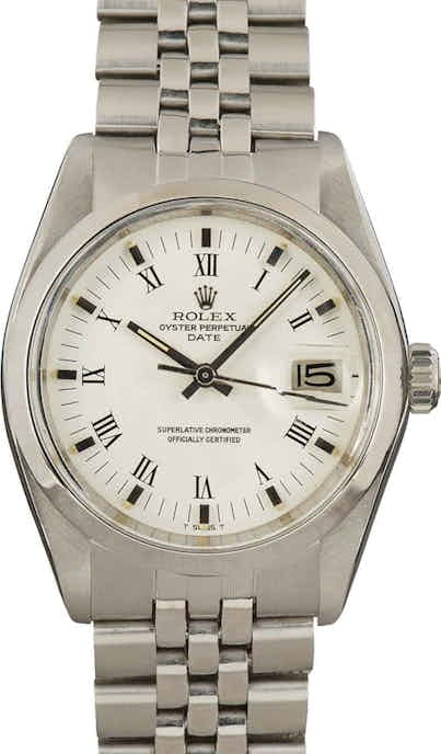 Rolex Date 1500 White Dial