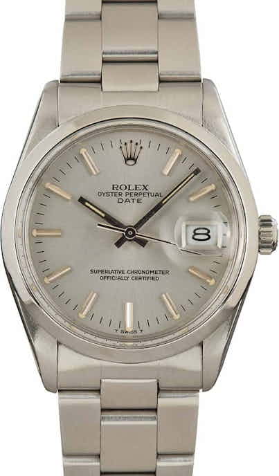 Rolex Date 15000 Stainless Steel Oyster