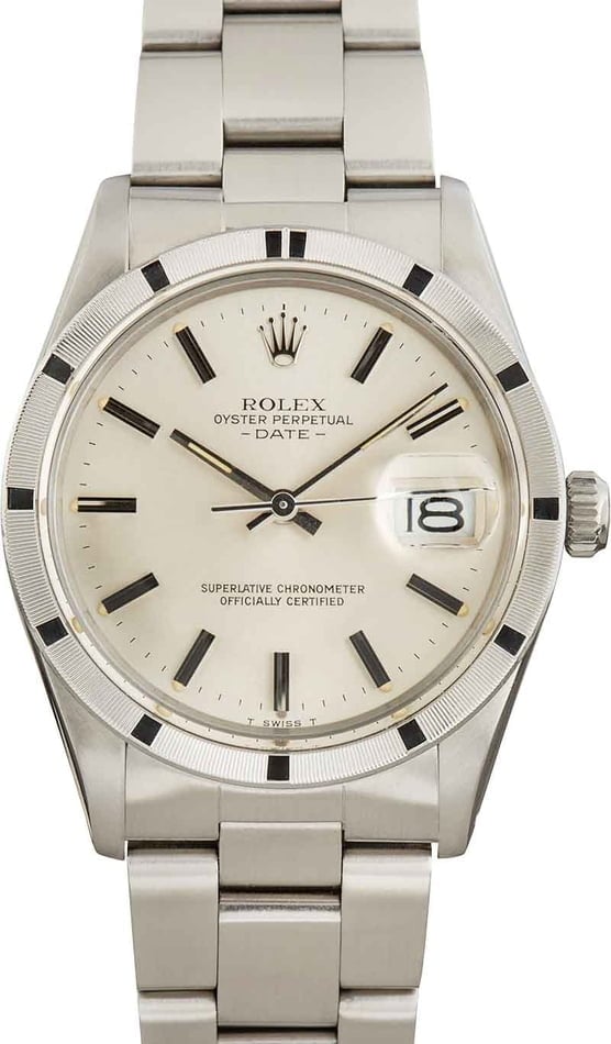 Buy Used Rolex Date 15010 Bob s Watches Sku 158517