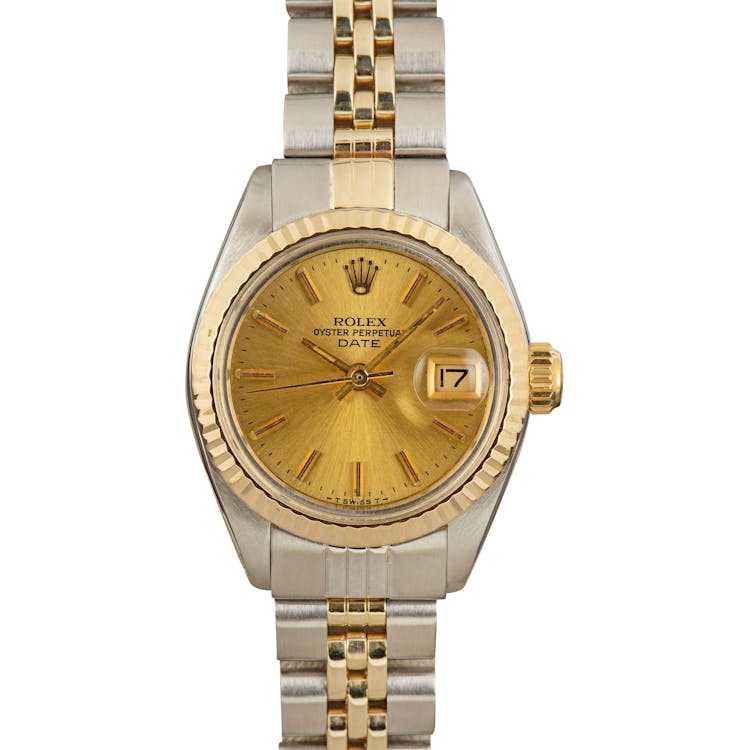 Pre-Owned Rolex Lady Date 6917 Champagne