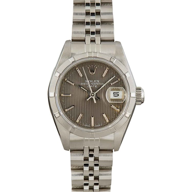 Rolex Lady Date 69190 Slate Tapestry Dial