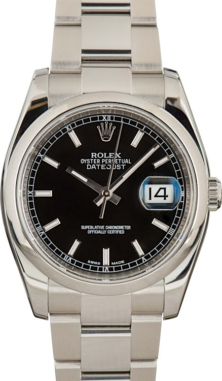 Rolex Datejust 116200 Stainless Steel Oyster