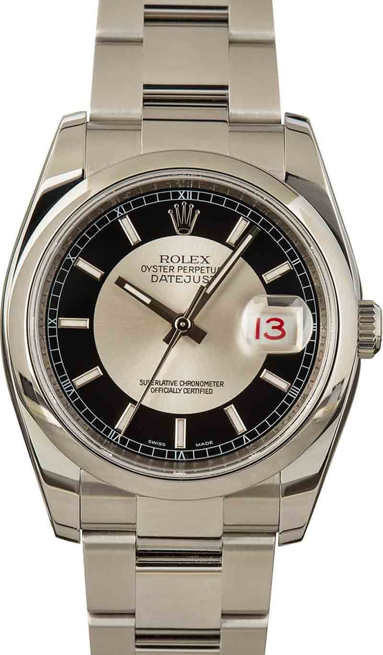 Buy Used Rolex Datejust 116200 Bob s Watches Sku 162271