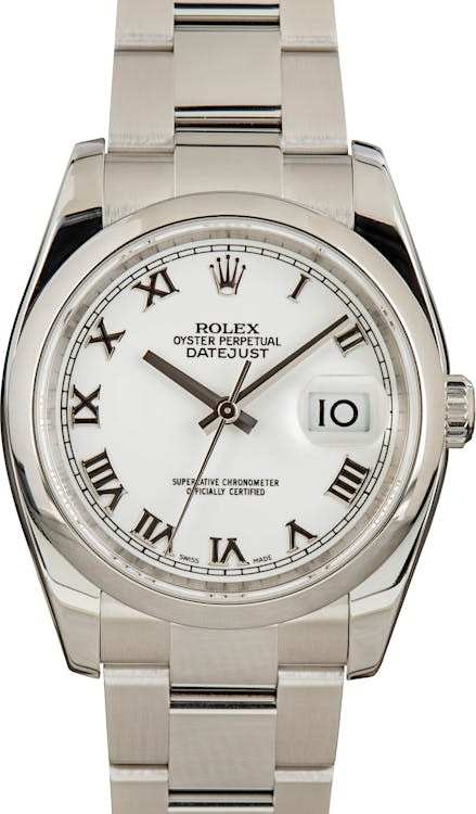Rolex Datejust 116200 White Dial