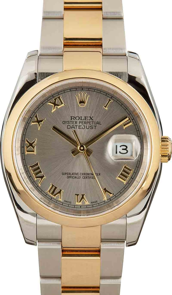 Buy Used Rolex Datejust 116203 Bob s Watches Sku 159431