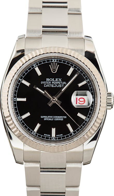 Rolex Datejust 116234 Black Index