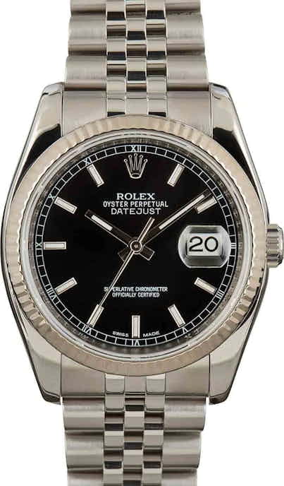 Rolex Datejust 116234 Black Index
