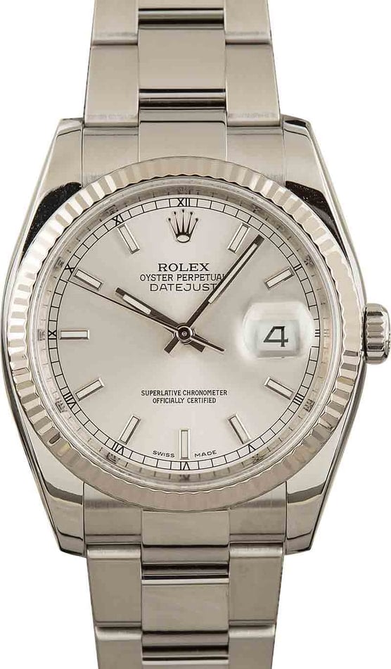 Buy Used Rolex Datejust 116234 Bob s Watches Sku 163158