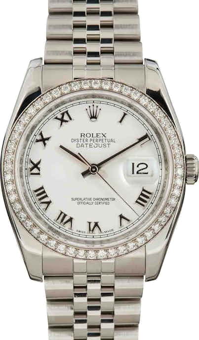 Pre-Owned Rolex Diamond Datejust 116244