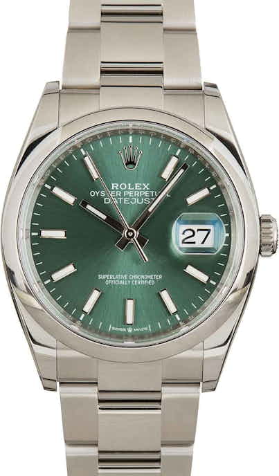 Rolex Datejust 126200 Green Dial