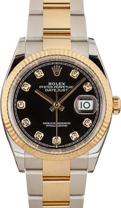 Rolex Datejust 126233 Black Diamond Dial