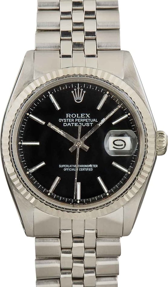 Buy Used Rolex Datejust 1601 Bob s Watches Sku 134663