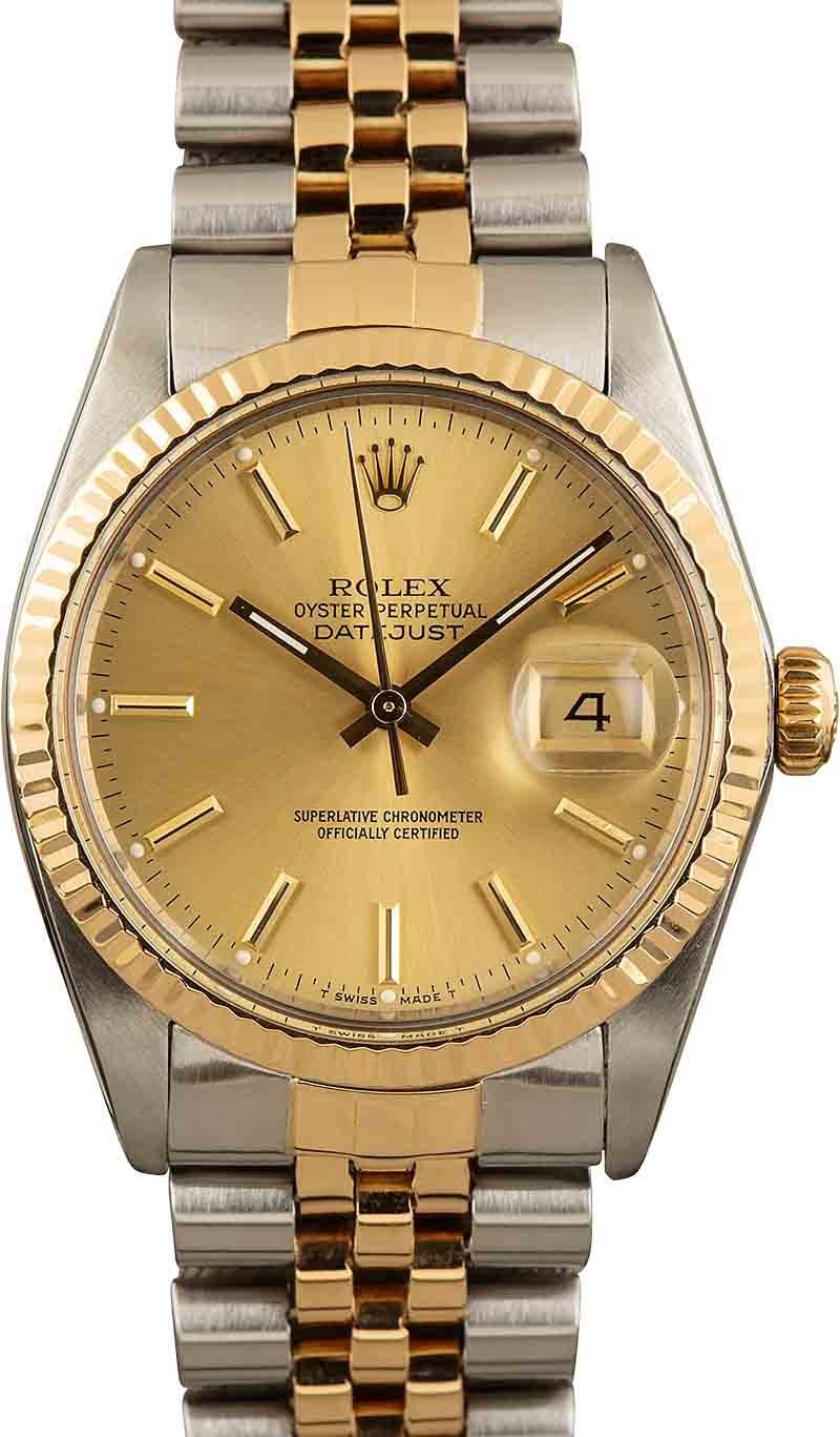 Buy Used Rolex Datejust 16013 Bob s Watches Sku 162993