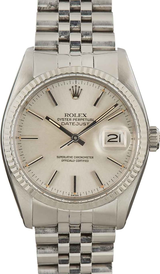 Buy Used Rolex Datejust 16014 Bob s Watches Sku 155891