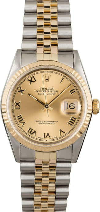 Pre-Owned Rolex Datejust 16233 Roman Dial