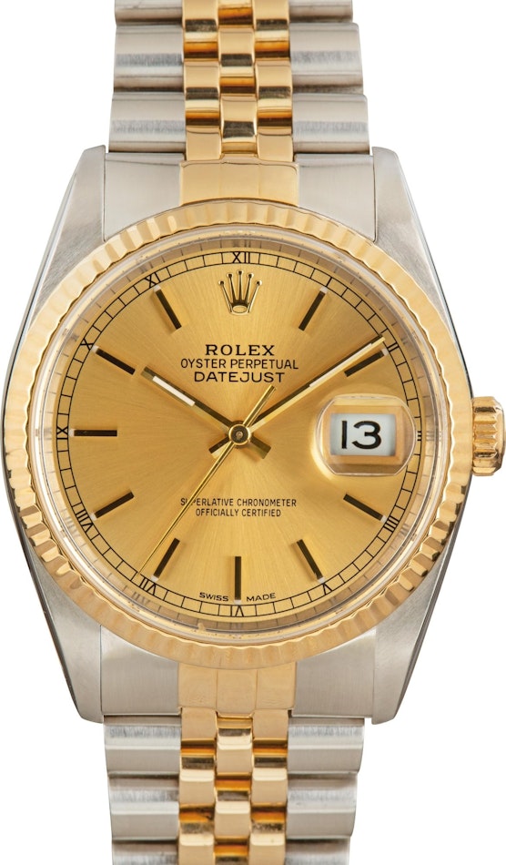 Buy Used Rolex Datejust 16233 | Bob's Watches - Sku: 164505