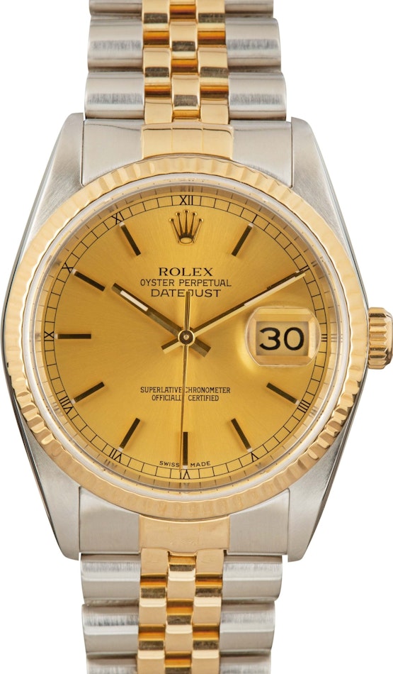 Buy Used Rolex Datejust 16233 | Bob's Watches - Sku: 164960