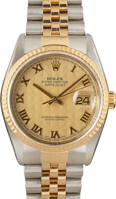 Used Rolex Datejust 16233 Pyramid Dial