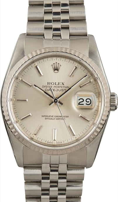Rolex Datejust 16234 Stainless Jubilee Bracelet