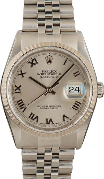 Pre-Owned Rolex Datejust 16234 Roman Dial