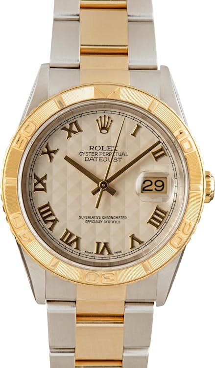 Rolex Two-Tone Datejust Thunderbird 16263 Oyster