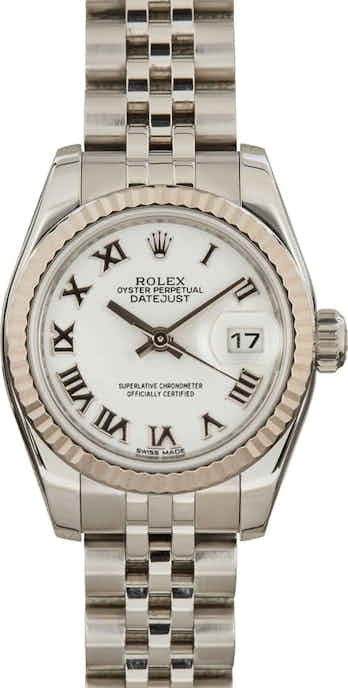 Rolex Ladies Datejust 179174 White Dial