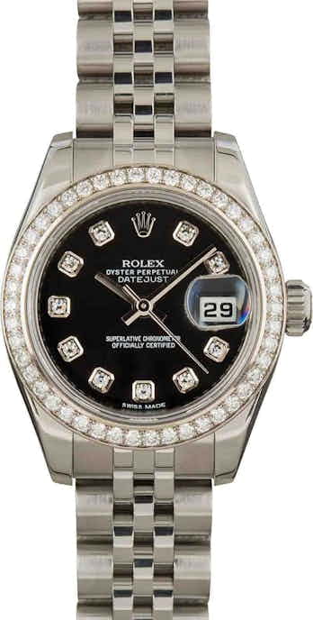 Rolex Datejust 179384 Diamond Dial and Bezel