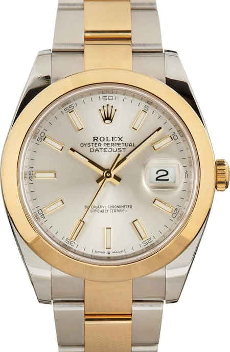 Rolex Datejust 41 Ref 126303 Silver Dial