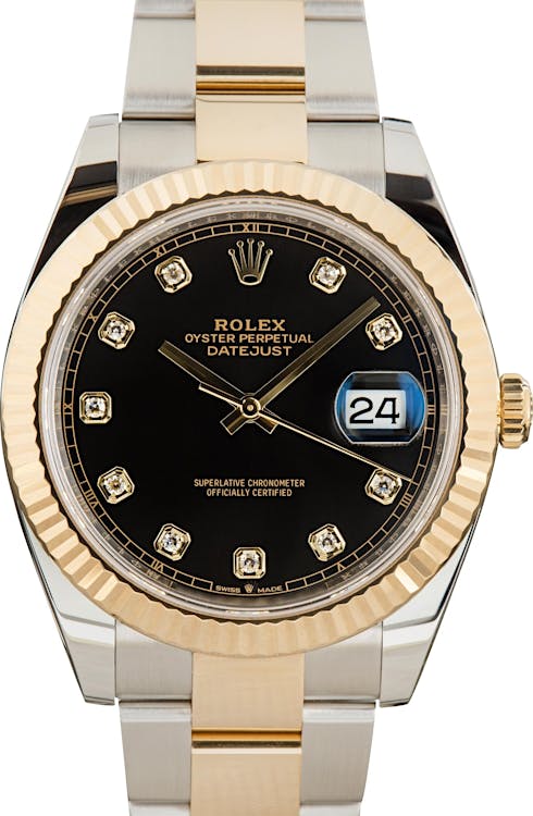 Rolex Datejust 41 Ref 126333 Black Diamond Dial