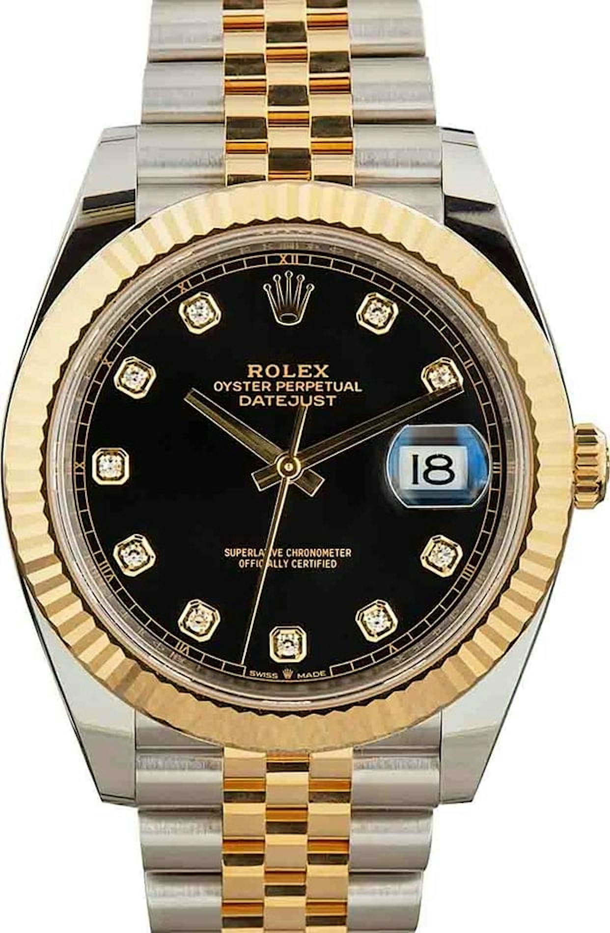 Rolex Datejust 41 Ref 126333 Black Diamond Dial