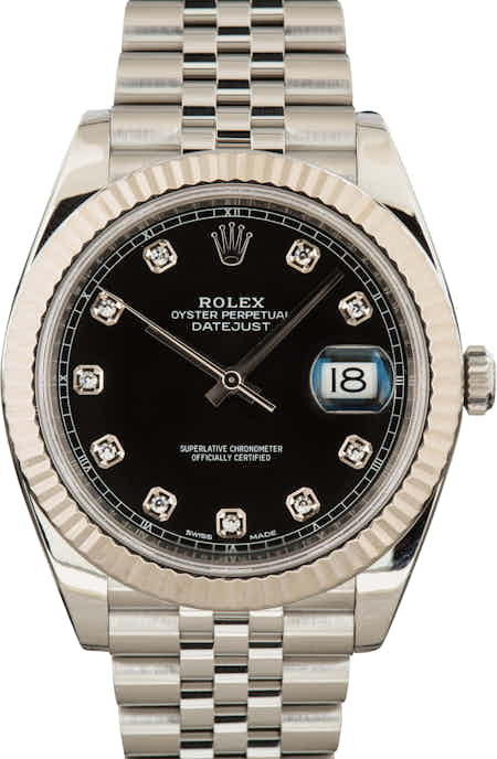 Men's Rolex Datejust 41 126334 Diamond Dial