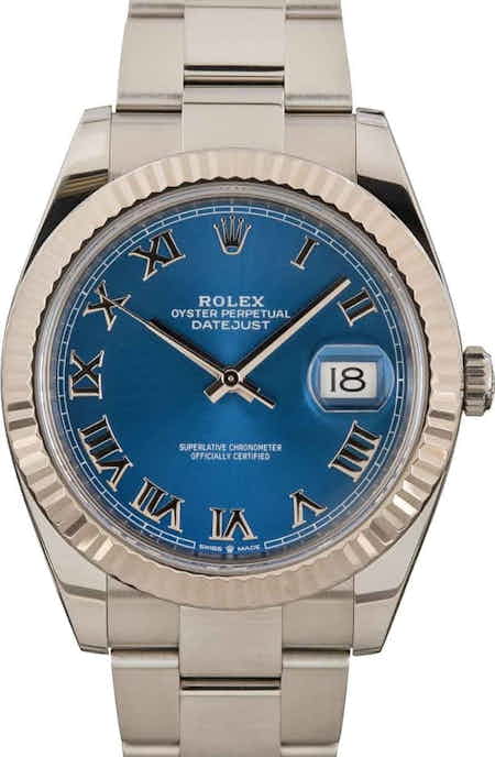 Rolex Datejust 41 126334 Blue Roman Dial