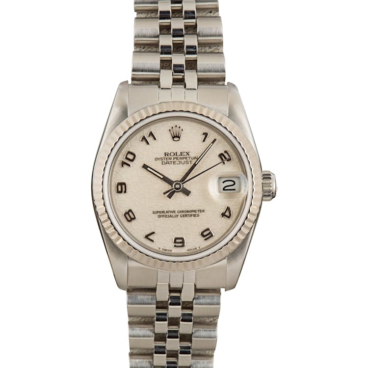 Rolex Datejust White Jubilee Dial 68274