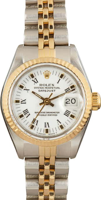 Used Rolex Datejust 69173 Two Tone Jubilee Bracelet