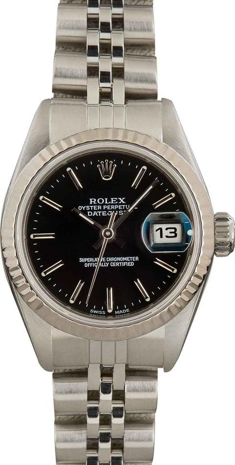 Buy Used Rolex Datejust 69174 Bob s Watches Sku 162728