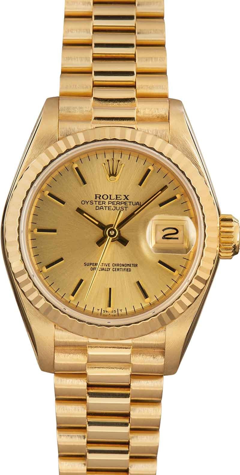 Gold Rolex Datejust BobsWatches