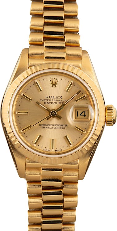 Rolex Datejust 69178 18k Yellow Gold