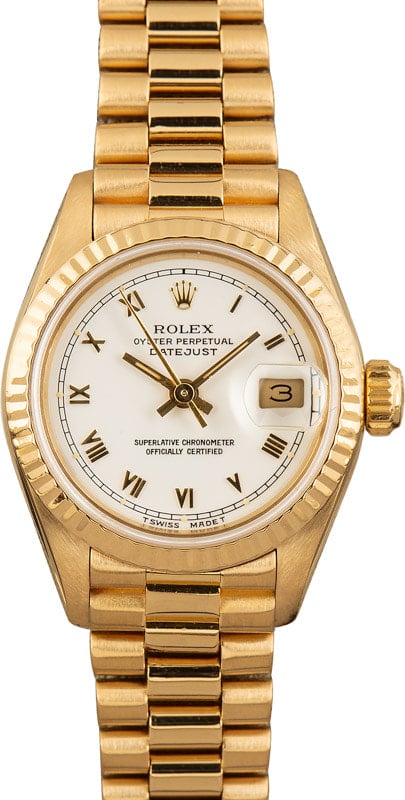 Womens Gold Rolex BobsWatches