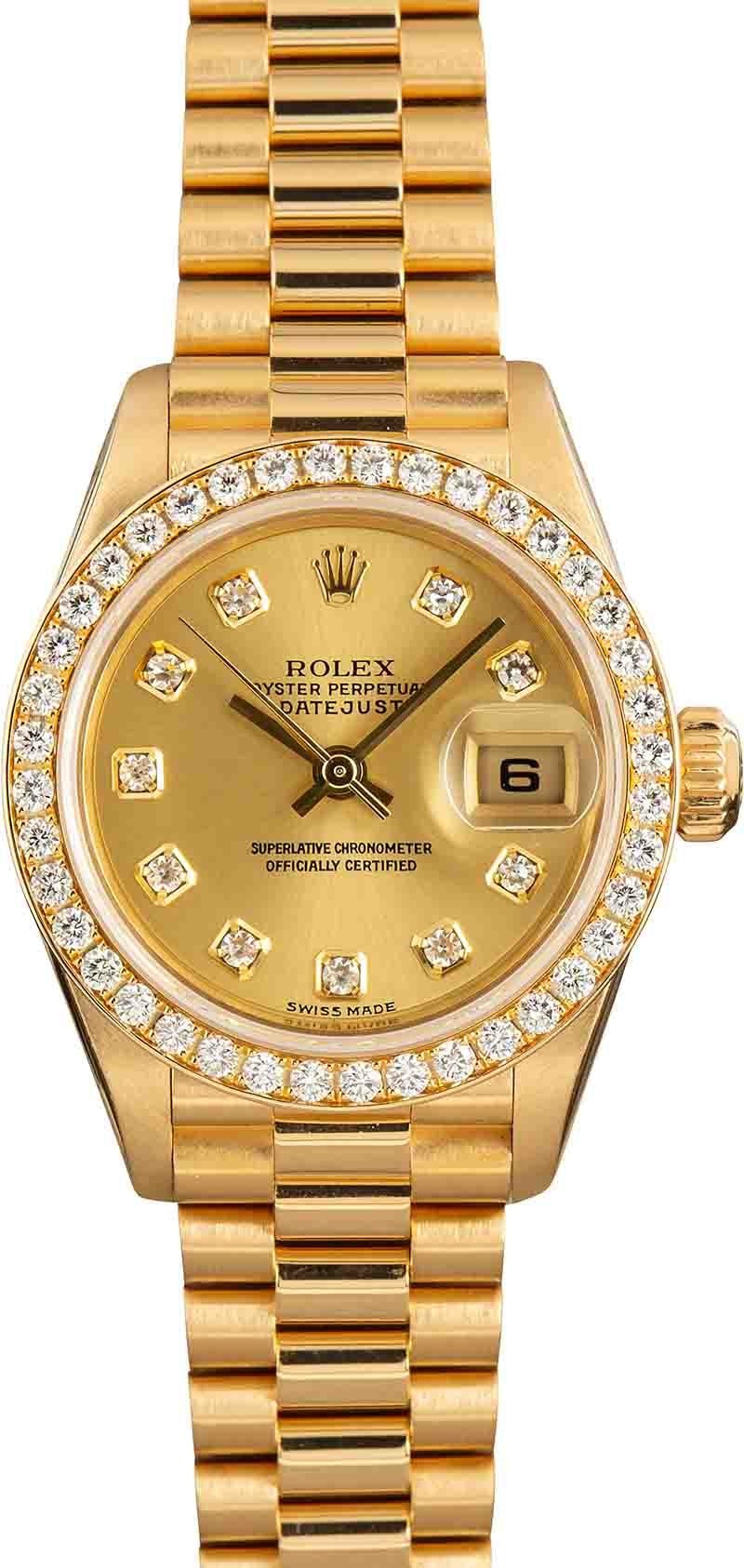 Gold Rolex Datejust BobsWatches