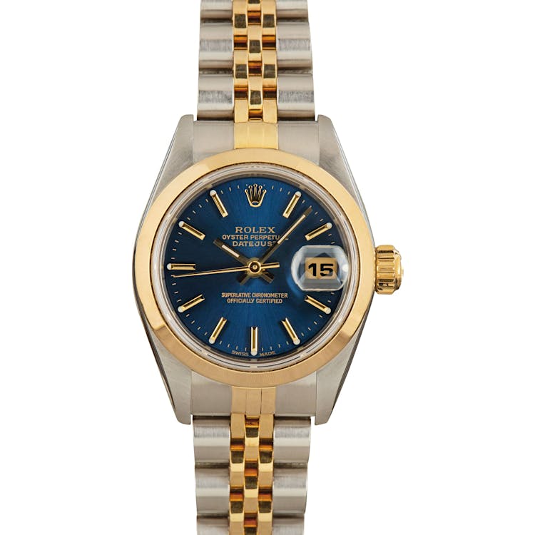 Pre-Owned Ladies Rolex Datejust 79163 Blue Dial