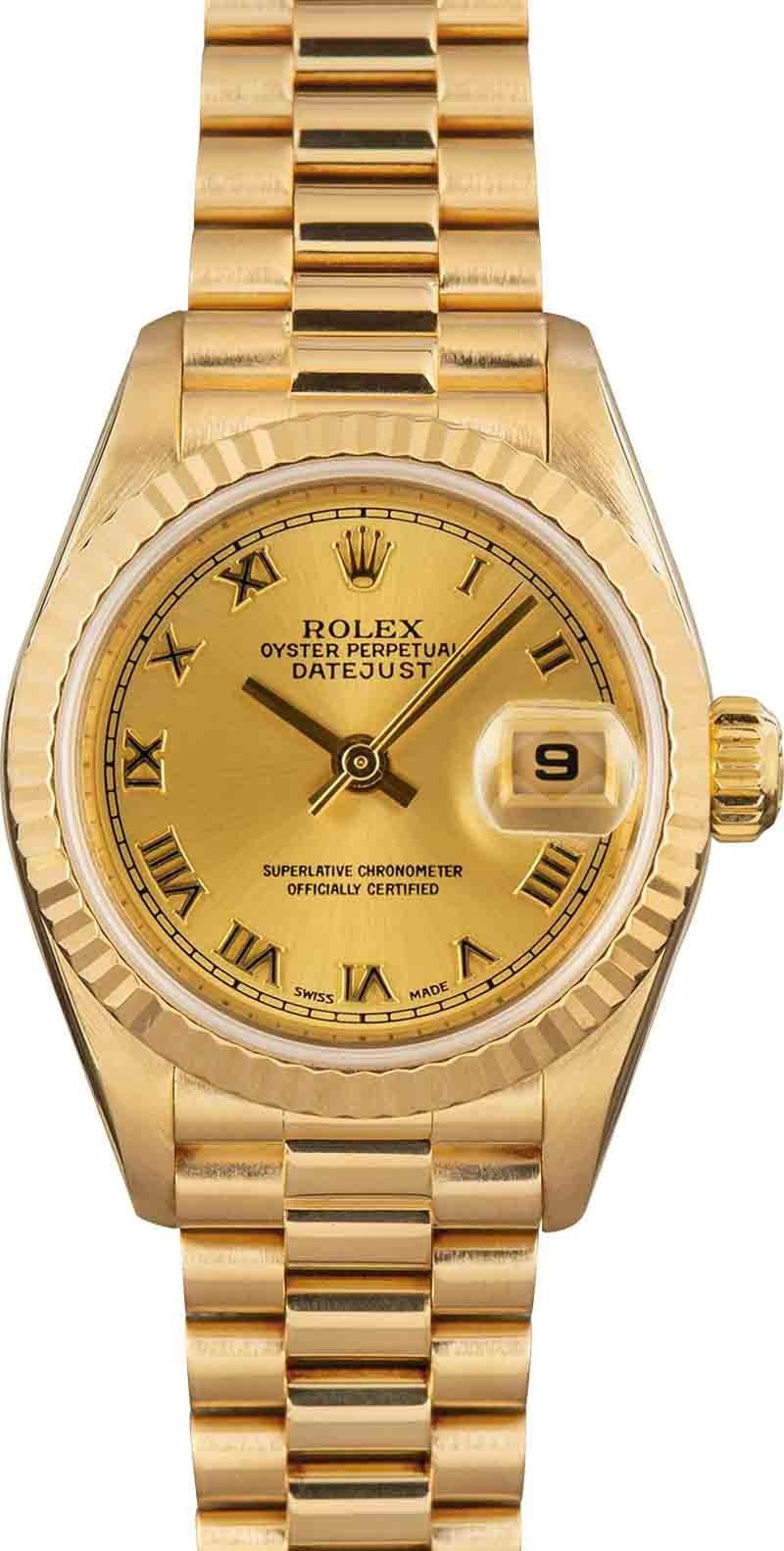 Gold Rolex Datejust BobsWatches